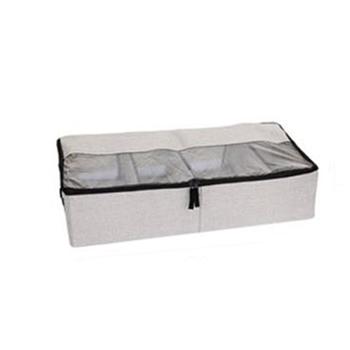 China With Windows Under Bed Clothes Foldable Underwear High Capacity Drawer Household Stackable Cloth With Cover Or Zipper Underbed Storage Bag for sale