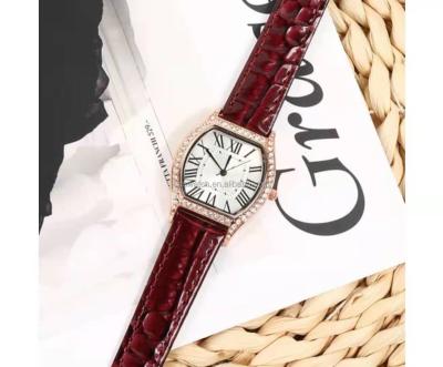 China Water Resistant Brand Fashion Rhinestone Girls Full Barrel Quartz Watch Starry Ladies Watches for sale