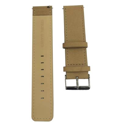 China 22mm Steel High Quality Pin Italian Leather Quick Release Buckle Watch Men Genuine Leather Watch Strap for sale