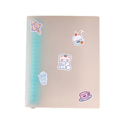 China Stationery Eco-friendly Paper Detachable Binder A5/B5 Loose-leaf Notebook Single Grid Loose-leaf Notebook for sale