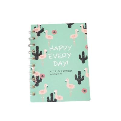 China Small School Spiral Wholesale Cute Student Notebook Cartoon Printing Customized Brochure Spiral Notebook for sale