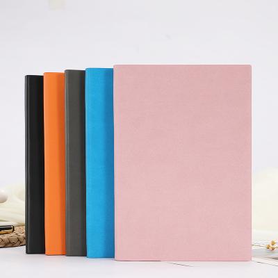 China Hot Selling High Quality Colorful Dotted Line Eco-friendly Paper Leather Grid Diary Planner Journal Notebook With Customized Logo for sale