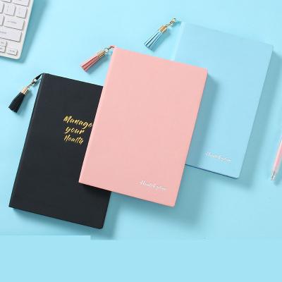 China Eco-friendly Leather Paper Eco-friendly Custom Notebook A6 Soft Leather Portable Pocket Book Logo Soft Leather Small Notepad Office for sale