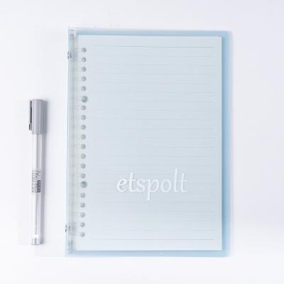 China Factory Manufacture Various Colorful Hardcover PP Cover Refillable Loose Leaf Journal Business Notebook for sale