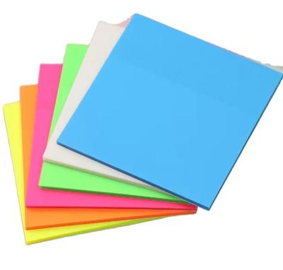 China Creative Transparent Memo Pads 50 Sheets PET Memo Pad Pointed It Sticky Notes Planner Sticker Notepad School Supplies Stationery for sale