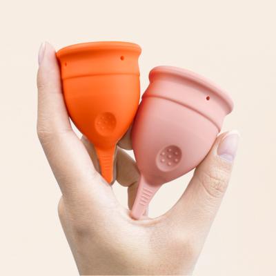 China Lady Menstruation ISO13485 Certificated Newest Silicone Menstrual Cups Copa Furuize Menstrual Easy Cup for sale