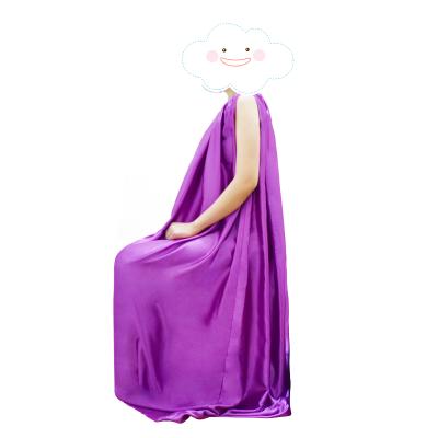 China Yoni Steam Cloak Colorful Satin Yoni Steam Gown Yoni Gown, Yoni Steam Robe for sale