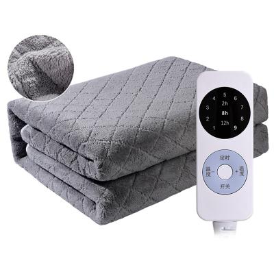 China 220V Automatic Full Body Heating Anti-Static Blankets Quick-Heated Temperature Settings Off Electric Throw Blanket For Winter Bed for sale