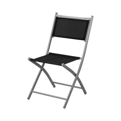 China High Quality Portable Patio Portable Steel Outdoor Camping Garden Waterproof Lightweight Folding Steel Chairs for sale