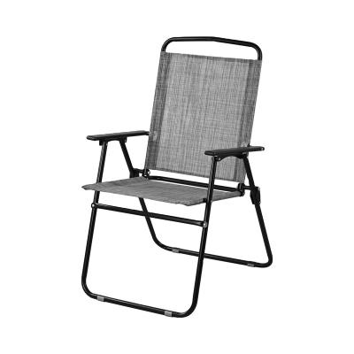 China Portable Wholesale Mesh Outdoor Furniture Garden Chair Textile Chair Fabric Stainless Steel Frame for sale