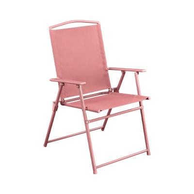 China Garden Portable Outdoor Furniture Armrest Foldable Portable Lightweight Chair for sale