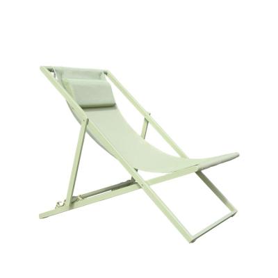 China Portable Super Hot Casual Adjustable Foldable Storage Beach Reclining Recliner Reclining Chair For Pool Beach Balcony for sale