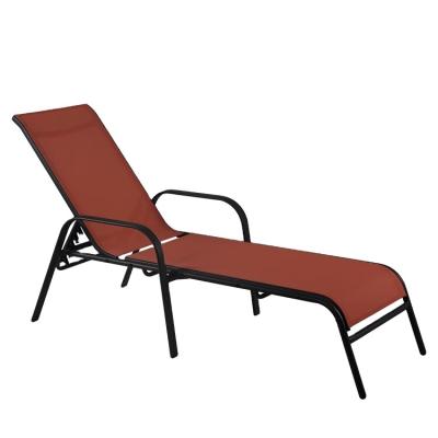 China Portable Outdoor Furniture Garden Leisure Chair Patio Poolside Sun Sofa Beach Convertible for sale