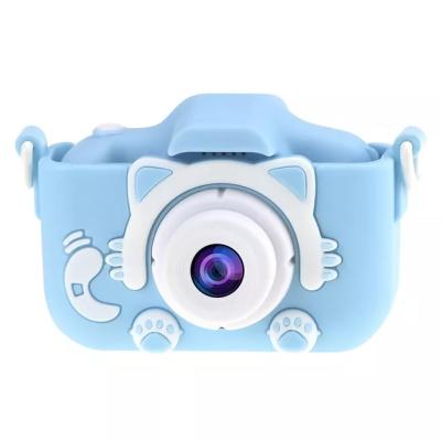 China Cute Toy Cat Mini Digital Camera IPS Screen Education Toys Kids Video Recorder Kids Camera For Kids Camera For Kids Birthday Gift for sale