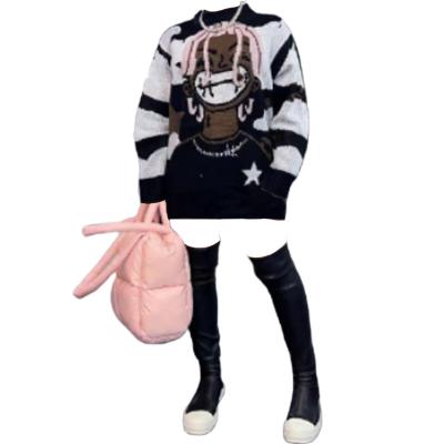 China PORTABLE sweater boots and purse set puffer Tote Bag Ladies Shoulder ugly wool sweaters Over-The-Knee Boots shirt and purse set for sale