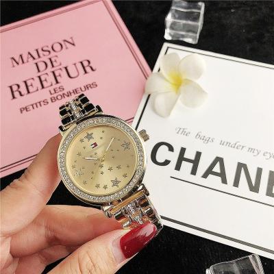 China Non-Specific Bracelet Diamond Watch Wholesale Quartz Alloy Watch Stainless Steel Digital Wristwatch Watches Men Wrist Custom Logo for sale