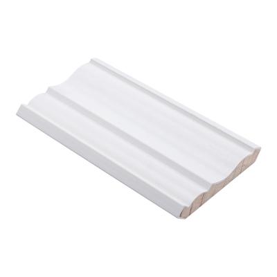 China Modern Decorative Cornice Crown Molding In China White Light Pattern Sharp Finish Performance Ceiling Corner Clear Custom Exterior Line for sale