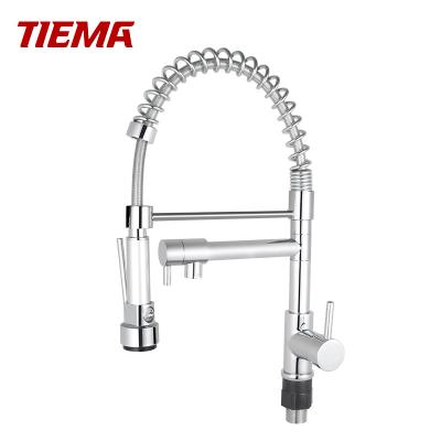 China Contemporary Hot Selling Low Moq Rotating 360 Degree Pull Out Kitchen Faucet Pull Down Taps Kitchen Faucet Pull Down Sprayer for sale