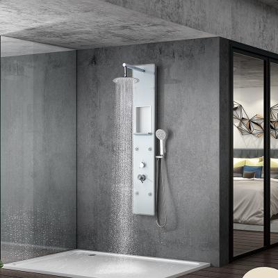 China With TIEMA Good Quality Aluminum Alloy Shower Wall Panel Modern Bathroom Massage Shower Panels for sale