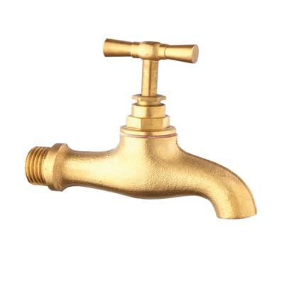 China Factory Supply Classic Type Metered Garden Faucet Brass Bibcock Water Taps TIEMA Hot Selling Taps for sale