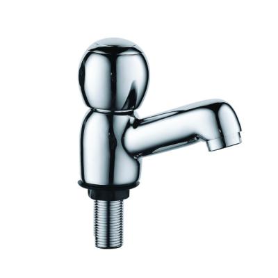 China Modern Sanitary Ware Deck Mounted Cold Water Faucet Mixer Basin Faucets for sale