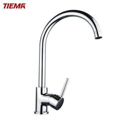 China Good Quality 35mm Thermostatic Ceramic Cartridge TIEMA Faucets Industrial Hot Cold Water Mixer Set Handles Kitchen Faucet for sale