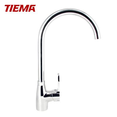 China Quality Ceramic Cartridge Chrome Contemporary Deck Mounted Boiling Water Sink Mixer Kitchen Faucet for sale