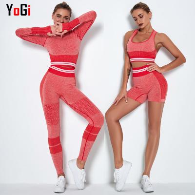 China Breathable Women Plus Size Tight Workout Leggings Gym Pant Sportswear Sets Seamless Sport Yoga Fitness Ropa Depotiva Wear for sale