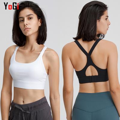 China 2021 Hot Selling Camouflage Cross Strap Breathable Hot Fashionable Black Fitness Adjustable Sports Running Yoga Bra for sale