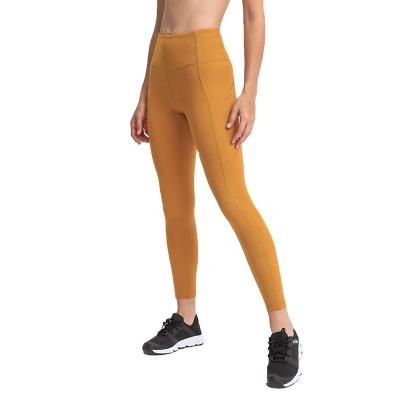 China 2021 hot sale women popular tiktok melody OEM gym lenggings ankle length yoga pants popular high waisted waisted yoga pants for sale