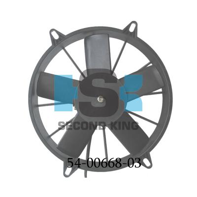 China 54-00668-03 Automotive Cooling System Fan Evaporator Motor 12V For Transporter 1050 Supra / 1150 / 1250 12V 14A 255 mm for sale