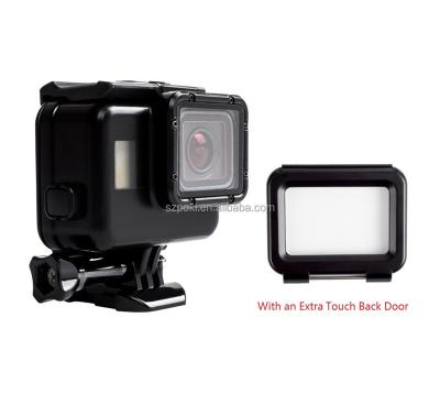 China 2017 Hot Sale 60M Black Waterproof Housing Case Gopros Heros 5 With Touch Screen GP338B for sale