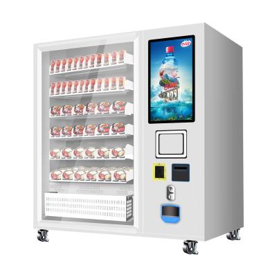 China S2 subway station vending machine with touch screen vending machine with lift for vegetable fruit salad zu verkaufen