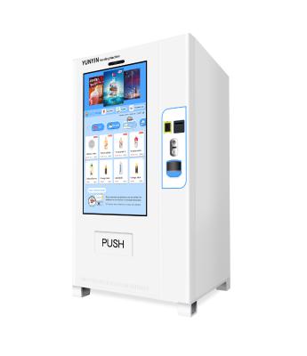 China Subway Station Hot Selling Beverage Machine Selling Automatic Dry Snack Combo Vending Machine en venta