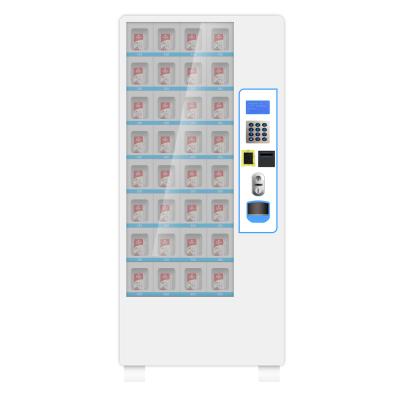 Cina Window High Quality Refrigerated Vegetable Vending Machine Metro Station Frozen Locker Vending Machine in vendita