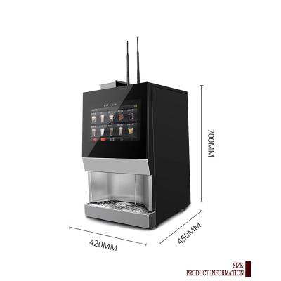 China 200ml One Touch Wholesale Commercial Vending Beverage Coffee Vending Machine For Office for sale