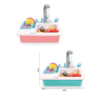 China Play House Toys Juguetes Children 2022 Electric Dishwasher Play House Toys For Children for sale