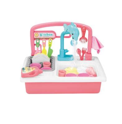 China Play House Toys Educational Toys Simulated Electric Dishwasher Preschool Kids Toys Kitchen Toys Play Set for sale