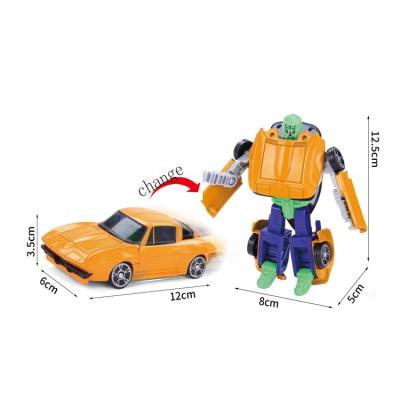 China Deformation Toys Car Shape Collapsing Changing Robot Transform Robot Diecast Toys For Children for sale