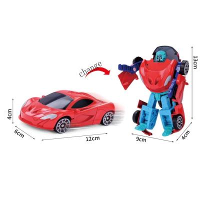 China Newest Deformation Car Children's Educational Toys Deformation Toys Car Transforming Mini Robot Car for sale