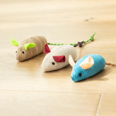 China Amazon Toy Plush Mouse Simulation Mouse Lighter Cat Mint Toys 3 A Stock Card Packaging Cat Stick Chew Toys Wholesale. for sale