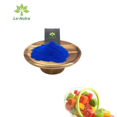 China Food Coloring Blue Spirulina Powder Phycocyanin Powder Color Value E18 for sale