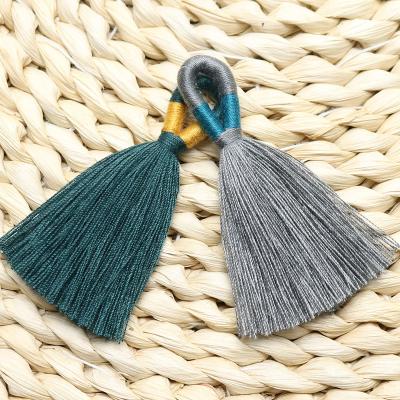 China Sjzmm Mobile Phone Customized 8cm Polyester-cotton Broom Tassel Fringe For Home Decoration for sale