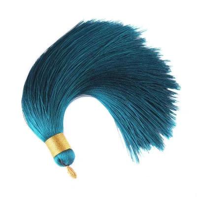 China Free Sample 10cm Mobile Phone Sjzmm Silk Tassels Fringe For Party Decoration Tassel Key Chain Silk Tassel For Jewelry Necklace for sale