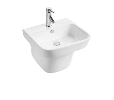 China Modern Cheap Price Bathroom Chaozhou Ceramic Sink Wall Hung Hand Wash Basin For Bathroom Project for sale