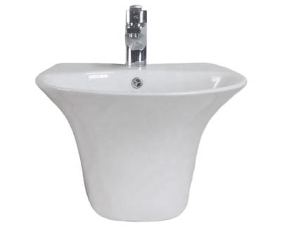 China Modern High Grade Sanitary Ware Bathroom Wall Hung Ceramic Basin Basin Hanging Sink for sale