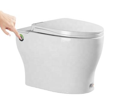 China 2021 Small Bathroom Ceramic Tankless Hidden Pulse Cistern P-Trap Cistern Concealed Toilet Cabinet for sale