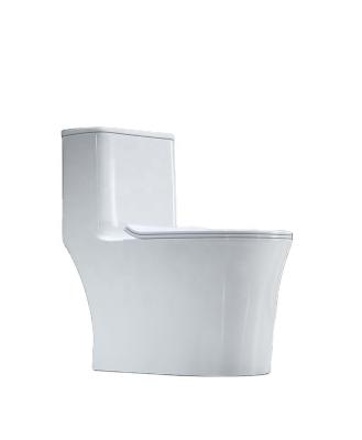 China Concealed Cistern 8 Inch Large Siphionic Bathroom WC Super Outlet Swirl One Piece Ceramic Toilet for sale