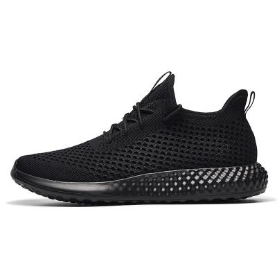 China A037 ITEC Breathable R&D ODM Custom Flying Knitted Mesh Mens Sport Fashion Sneaker Running Shoes for sale