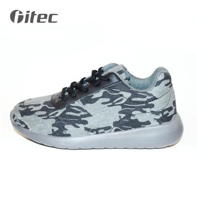 China EVA Camouflage Canvas Kids Sneakers Shoes KS8008 for sale